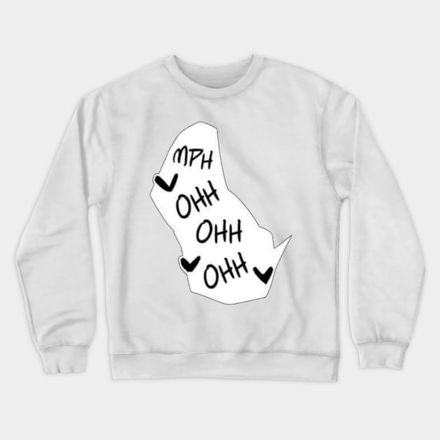 sugoi dekai text Crewneck Sweatshirt by RizaniKun